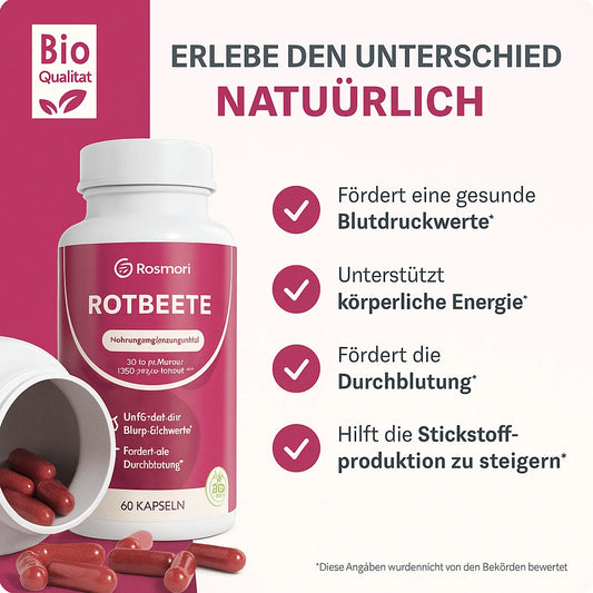 Rosabella Rote Beete Energie-Kapseln
